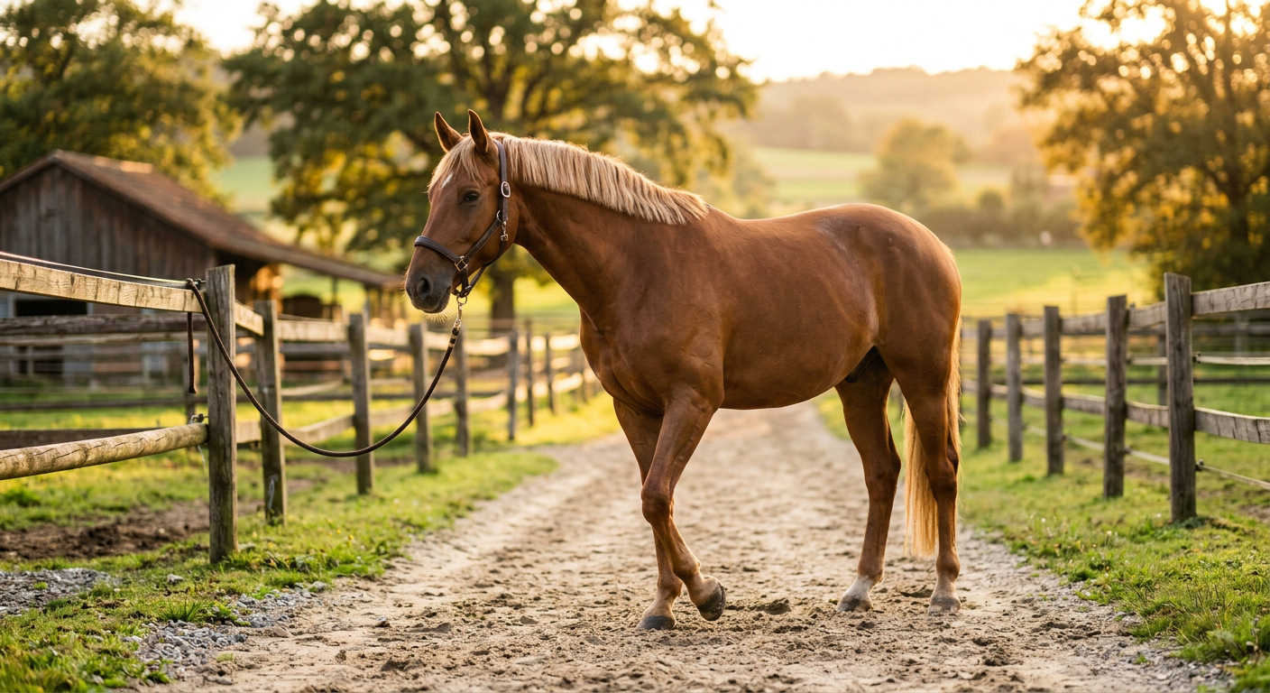 Pferd lahmt vorne nach Belastung – intermittierend